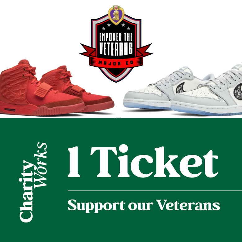 Sneakers Empower the Veterans Raffle